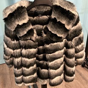 Faux fur jacket